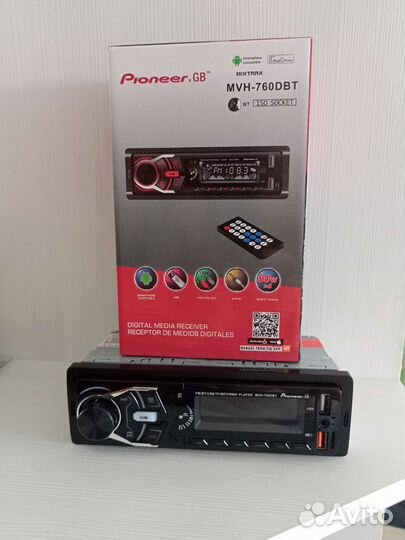 Магнитола Pioneer 1 din с блютузом