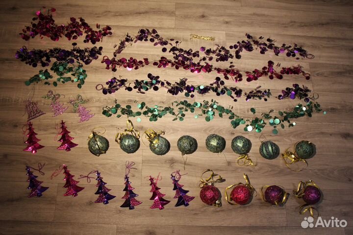 Новогодние украшения/шары/гирлянды/игрушки