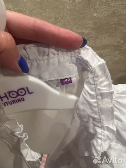 Школьная блузка 140