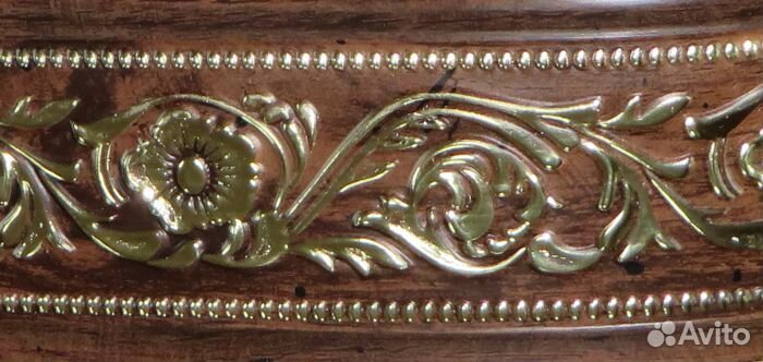 Багет пластик Камелия 6см шоколад №503