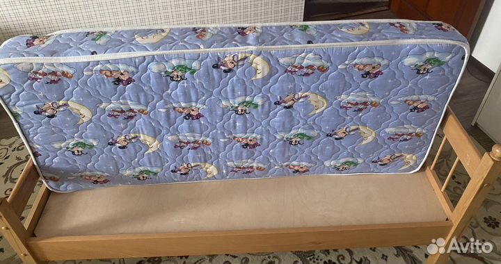 Детский матрас + кроватка