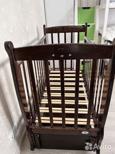 Детская кровать-качалка пр-во Красная звезда