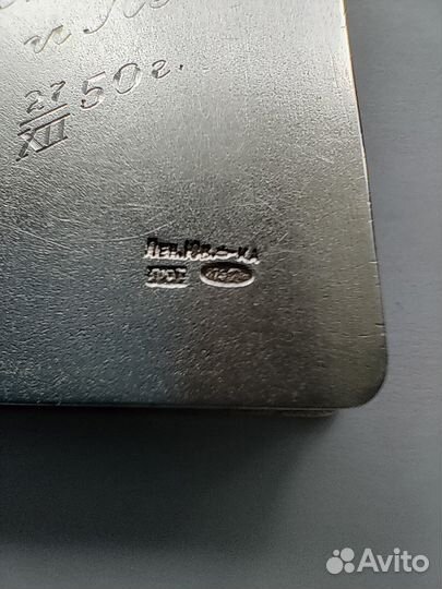 Дамская пудреница Серебро 875*