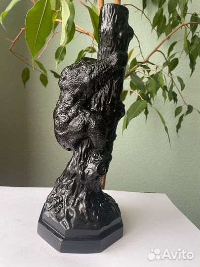 Подсвечник касли медведь на дереве 1958г