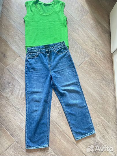 Вещи zara, lime 48-50