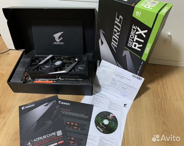 Видеокарта RTX 2080Ti Aorus Gigabyte с чеком купить в Краснодаре ...