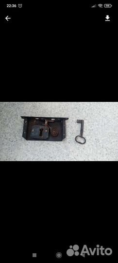 Замок старинный накладной