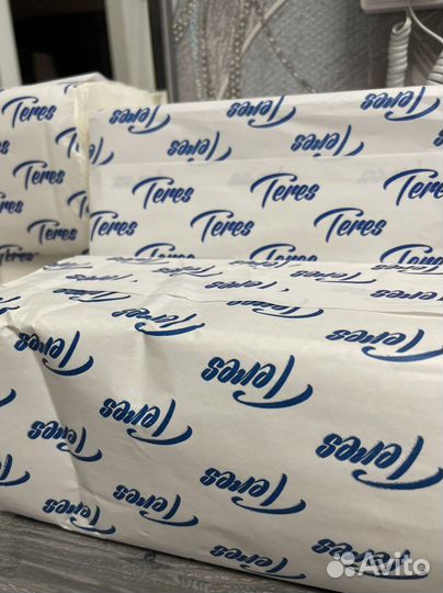 Бумажные полотенца Teres-12 шт по 200 листов