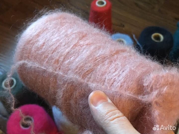 Пряжа мохер, ангора, меринос италия