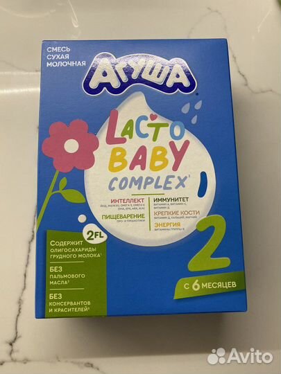 Сухая смесь агуша 2