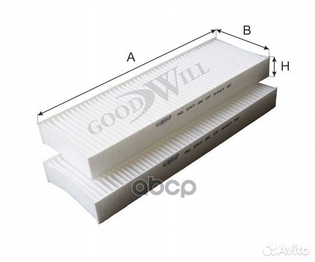 Фильтр салона AG2972KCF Goodwill