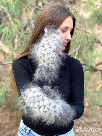 Рукавицы Супер теплые и мягкие пуховые Йети