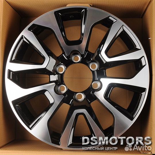 Диски H887D 8/18 6x139.7 ET25 d106.1 black machine