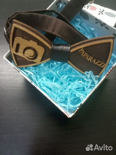 Деревянные галстуки-бабочки ручной работы