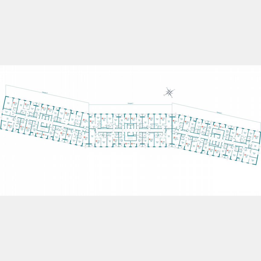 2-к. квартира, 54,8 м², 5/18 эт.