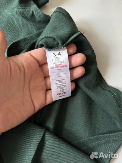 Новая футболка поло 98-104 George