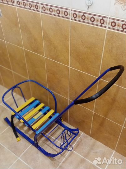 Детские санки с колесами