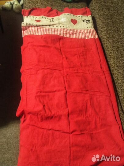 Штора новогодняя 165*140