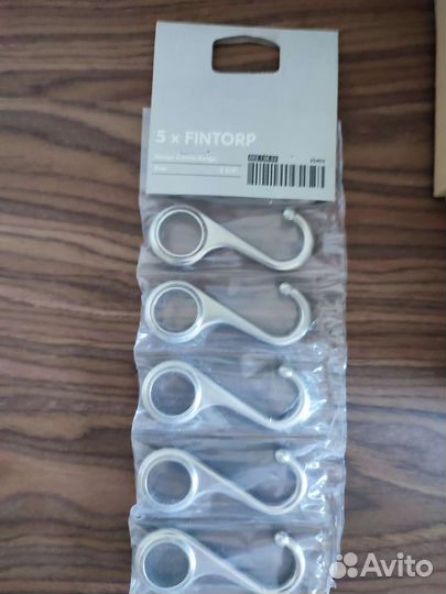 Рейлинг Fintorp и контейнер Ascer Икеа