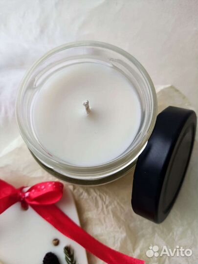 Аромасвеча ручной работы из соевого воска 190 мл
