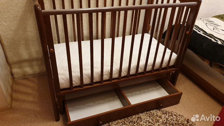 Детская кроватка Гандылян с матрасом