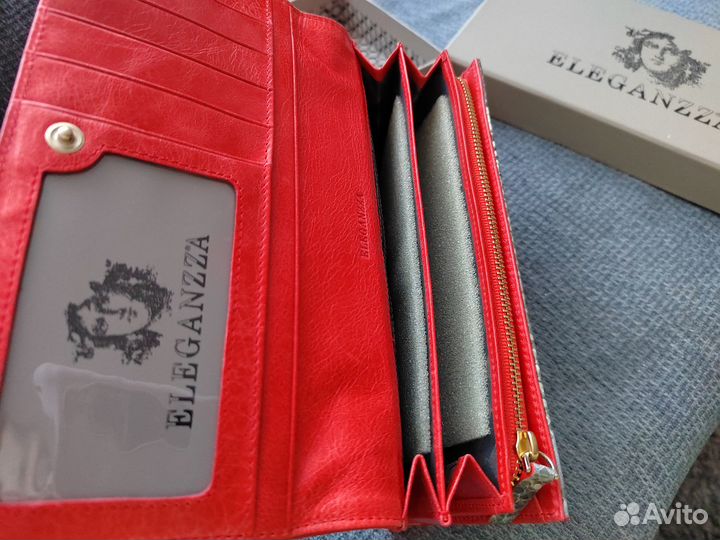 Кошелек женский eleganzza натуральная кожа