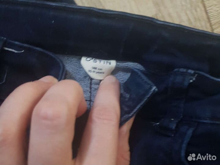 Брюки, джинсы для девочки,146-152. 4-брюк и кофта