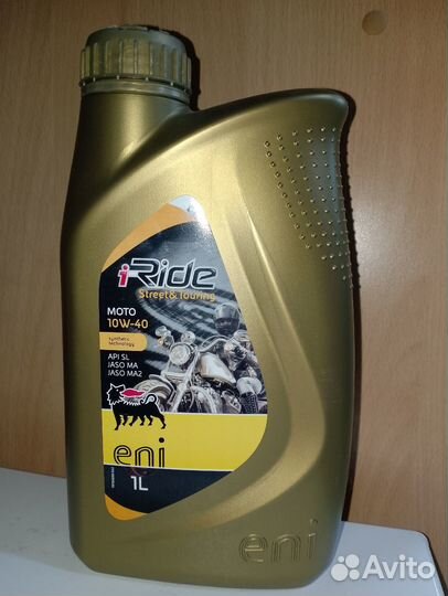 Масло моторное ENI I-ride moto 10W40 1л