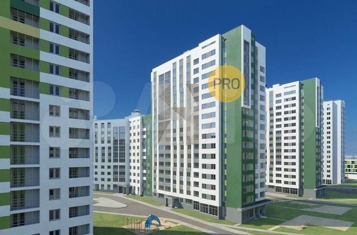 2-к. квартира, 60,9 м², 10/16 эт.