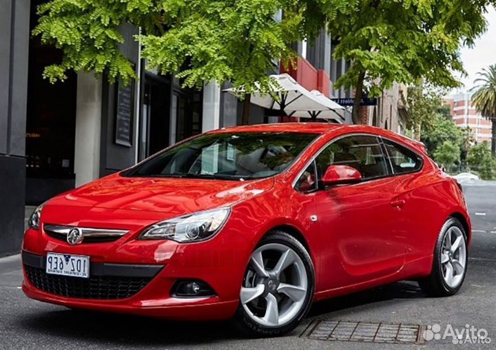 Накладка бампера OPC-Line Opel Astra j gtc