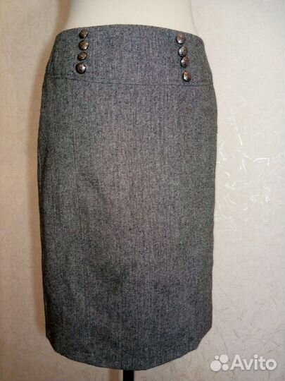 Твидовая юбка карандаш 46 размер F&F