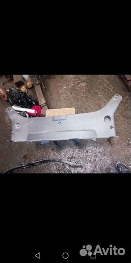 Накладка задней панели пластик тойота камри 50