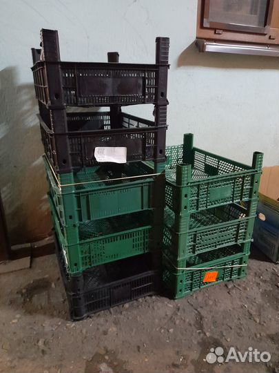 Ящики картонные и пластмассовые в хор. сост