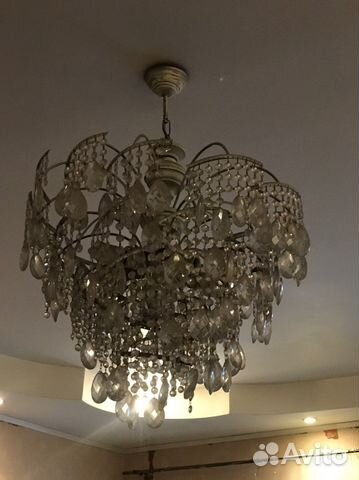 Люстры хрустальные бу + бра