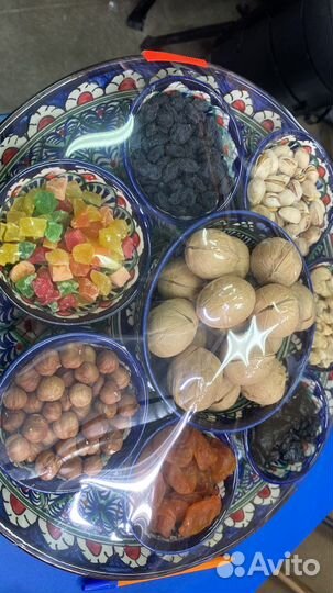 Менажница с орехами