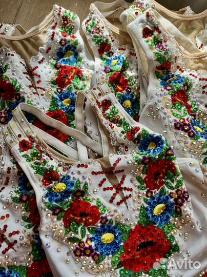 Купальник для синхронного плавания, группа (8 шт)