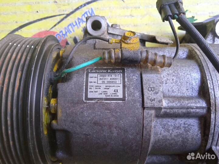 Компрессор кондиционера honda K20A K24A stepwagon