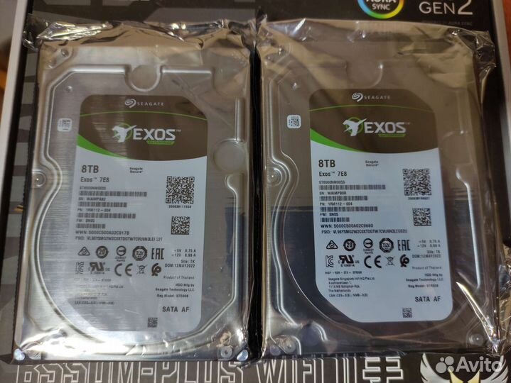 8 тб Жесткий диск Seagate Exos 7E8
