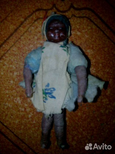 Ватные елочные антикварные игрушки 30- гг СССР