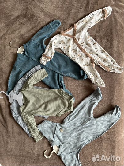 Вещи пакетом для новорожденного малыша 56-62 р