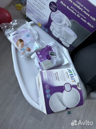 Молокоотсос avent электрический двойной