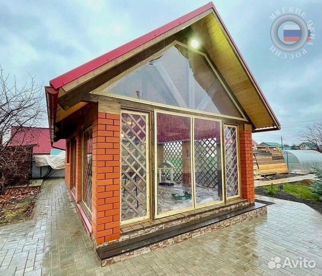 Мягкие окна из ткани пвх