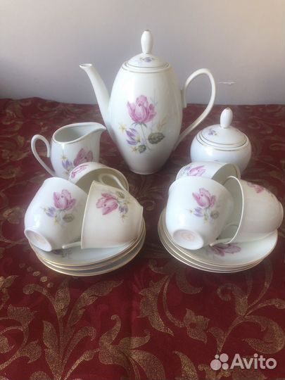 Freiberger porzellan кофейный сервиз