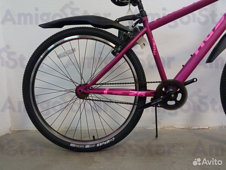 Велосипед женский 26 1ск RH NX 600 V-brake ST