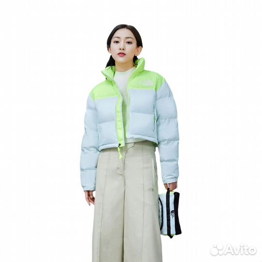 THE north face Down Jacket Women's Light Blue (XS)(93)