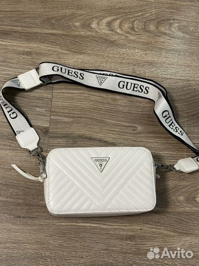 Сумка женская guess белая