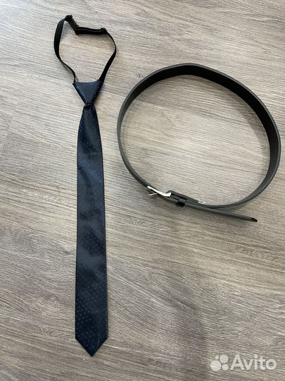 Ремень и галстук для мальчика
