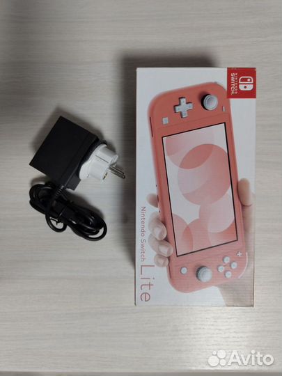 Nintendo switch lite прошитая 128гб