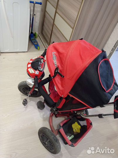 Детский велосипед с ручкой бу