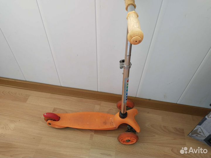 Самокат детский трехколесный бу